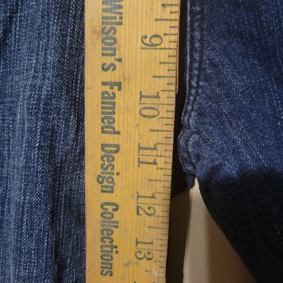 Lauren Ralph Lauren Straight Leg Blue Classic Straight Jeans Embezzled •12 - Picture 3 of 9